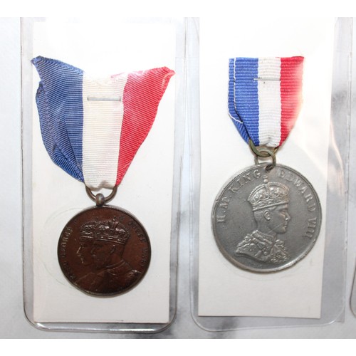 180 - 8 x Medals Inc-1911,1936,1953 Coronation Medals/1927,1928 Commemorative Medals