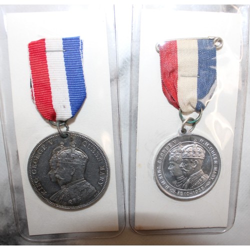 181 - 6 x Medals Inc- 1902,1911,1937 Coronation Medals/1935 Silver Jubilee Medal