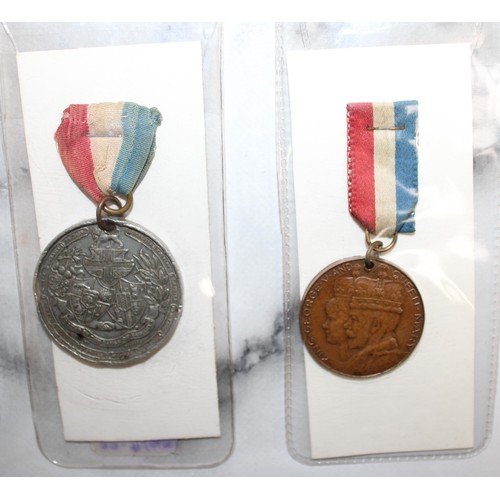 182 - 10 x Medals Inc-Commemorative1897/1914/Coronation 1902/1911/English Victory Celebrations 1914-1919/1... 