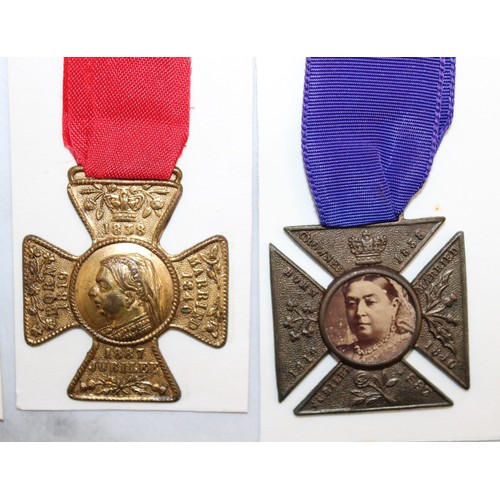 183 - 6 x Medals Inc-Golden Jubilee 1887 Victoria/1897 Diamond Jubilee