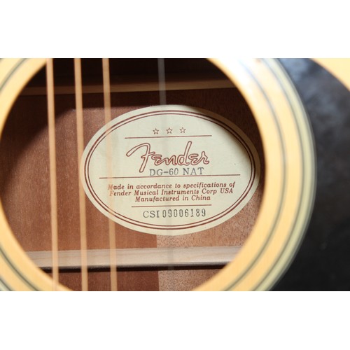 266 - Fender DG-60 NAT Acoustic Guitar
Collection Only