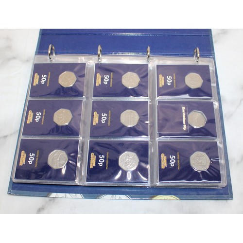 367 - Coin Checker Folder Containing 39 x 50 Pence Pieces