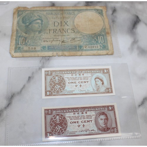 386 - Quantity of Mixed Worldwide Currency Banknotes along with Stamps