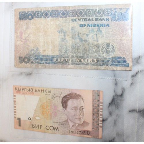 386 - Quantity of Mixed Worldwide Currency Banknotes along with Stamps