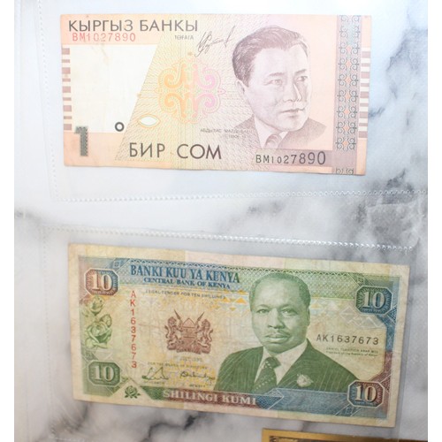 386 - Quantity of Mixed Worldwide Currency Banknotes along with Stamps