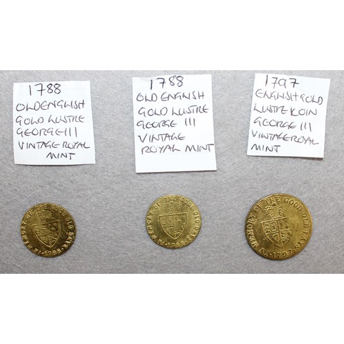 389 - 1788 and 1797 Gaming Tokens - Three in Total