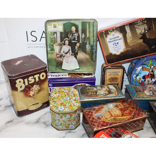 188 - Large Quantity of Mixed Advertising Tins