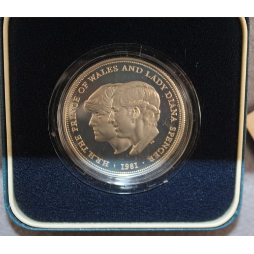 529 - Boxed Royal Mint Silver Proof Coin 1981 The Prince Of Wales & Lady Diana