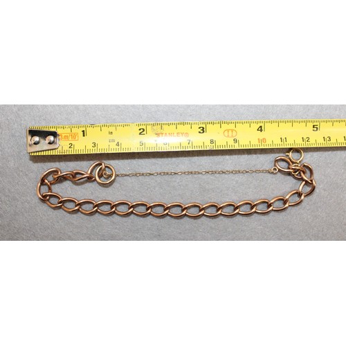 563 - Stamped 375 Gold Bracelet Total Weight 12.85g