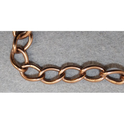 563 - Stamped 375 Gold Bracelet Total Weight 12.85g