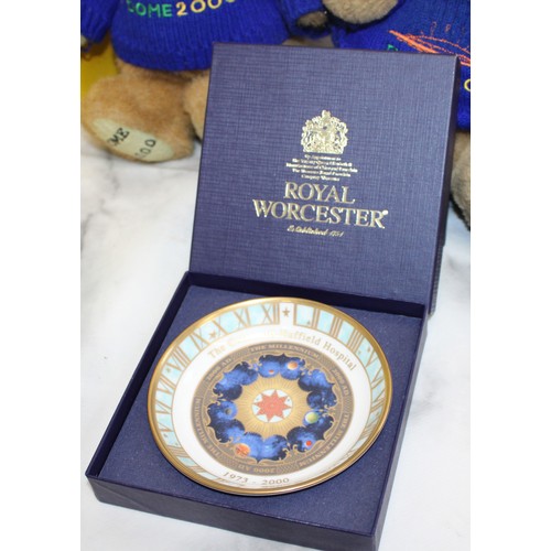 41 - A Quantity Of Collectable Millennium Dome Memorabilia And And A Royal Worcester Dish To Celebrate Th... 