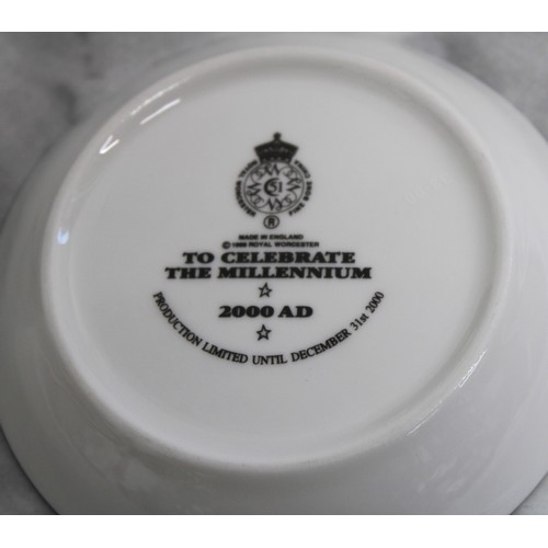 41 - A Quantity Of Collectable Millennium Dome Memorabilia And And A Royal Worcester Dish To Celebrate Th... 