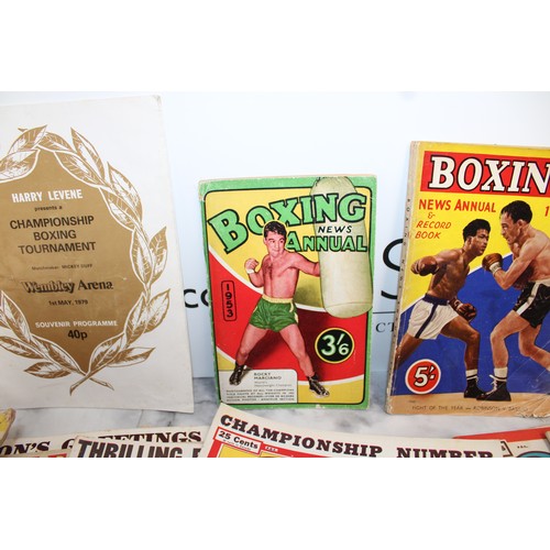 643 - Collection Of Boxing Programmes Dated 1975/1979/1981/1977 Boxing Annuals Dated 1953/1958 And A Large... 