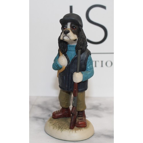 43 - A Selection Of Collectable Country Companions Model Dogs 12.5cm Tallest