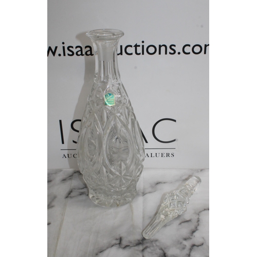 177 - Lead Crystal Made In West Germany Decanter Height-36.5cm
COLLECTION ONLY