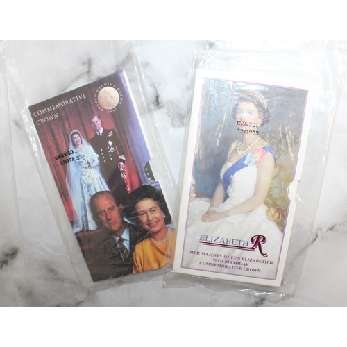 292 - Two Sealed Packs Collectable Royal Mint Coin Packs Inc-Queen Elizabeth 70th Birthday & Golden Weddin... 