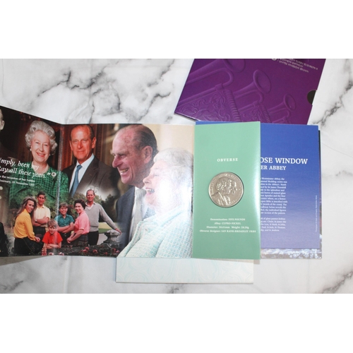 294 - Two Collectable Royal Mint Coin Packs Inc-2007 Diamond Wedding Crown & 2006 Queen Elizabeth II Eight... 