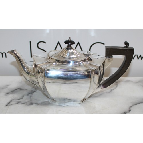 510 - Silver Plated Tea Pot, Sugar Bowl, Milk Jug