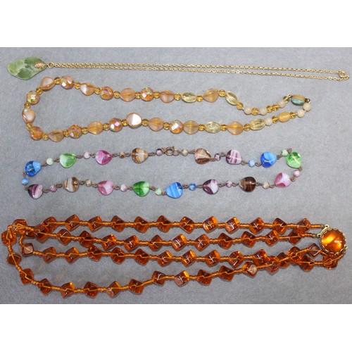 466 - Four Vintage Necklaces in Box