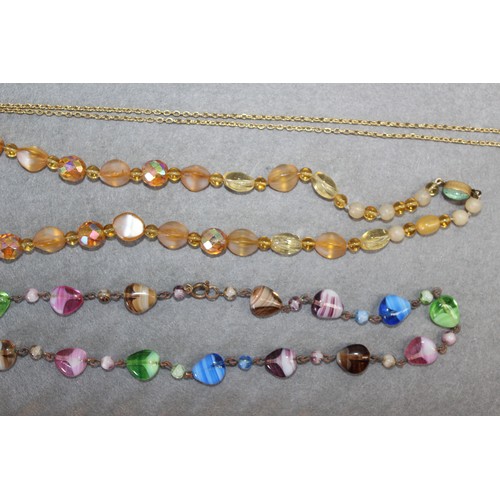 466 - Four Vintage Necklaces in Box