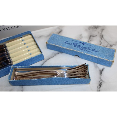 511 - 3 Boxed Joseph Rodgers Cutlery Sets