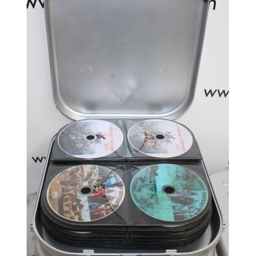 62 - 6 x CD Carry Cases Containing DVD's Unchecked