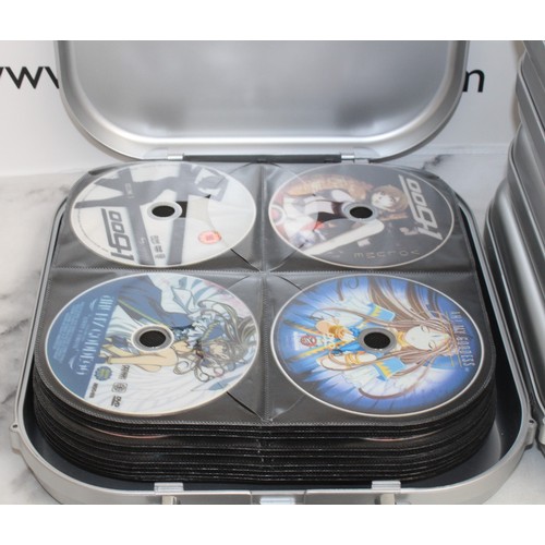 62 - 6 x CD Carry Cases Containing DVD's Unchecked