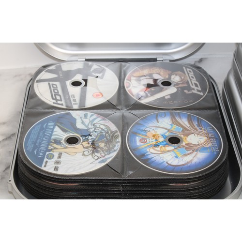 62 - 6 x CD Carry Cases Containing DVD's Unchecked