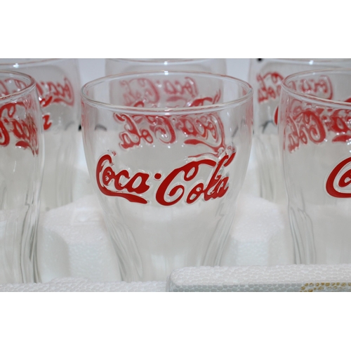 181 - Six Vintage Coca-Cola Glasses