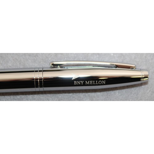 637 - 2 x Boxed Cross Ball Point Pen Personalised BNY MELLON & Garland Ball Point Pen & Pencil Set America... 