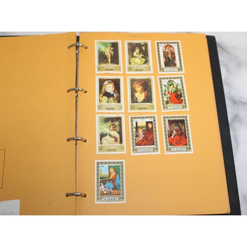 659 - Folder Containing Mixed Collectable Worldwide Stamps Franked & Unfranked