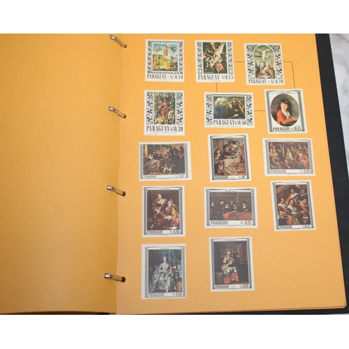 659 - Folder Containing Mixed Collectable Worldwide Stamps Franked & Unfranked