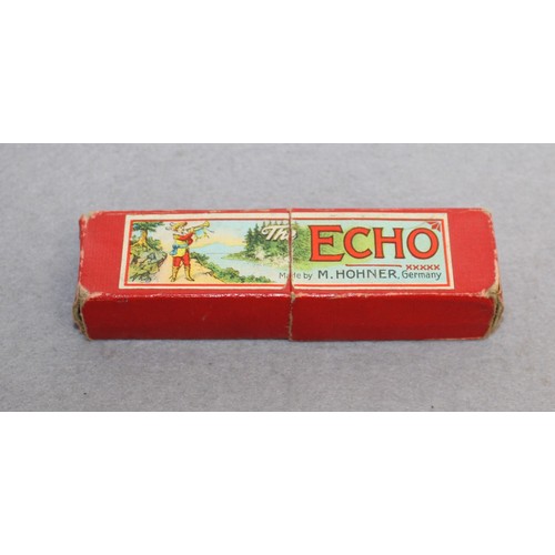 258 - Boxed THE ECHO Harmonika Made By Hohner Germany