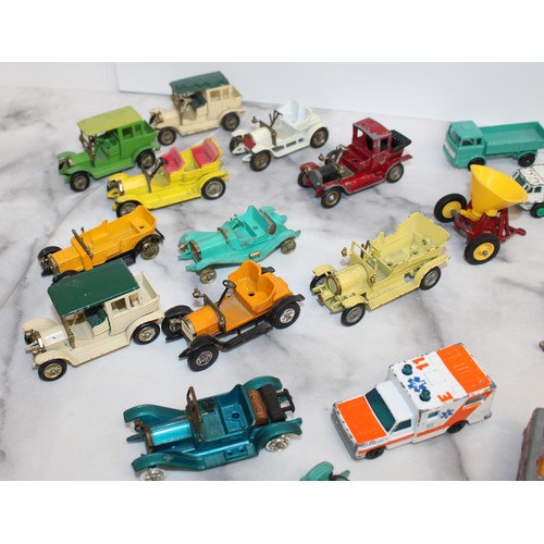 854 - A Quantity Of Collectable Play Worn Model Vehicles/Accessories By Matchbox Etc