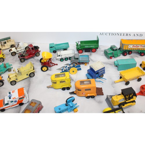 854 - A Quantity Of Collectable Play Worn Model Vehicles/Accessories By Matchbox Etc