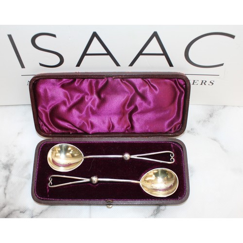 531 - 2 Collectable Silver Spoons (Boxed)