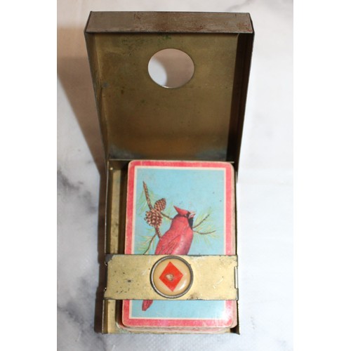 128 - Vintage Card Holder & Cards