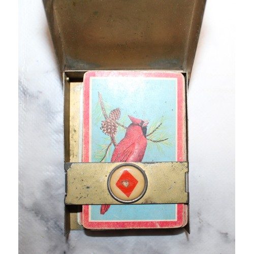 128 - Vintage Card Holder & Cards