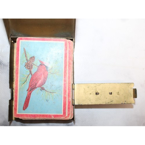 128 - Vintage Card Holder & Cards