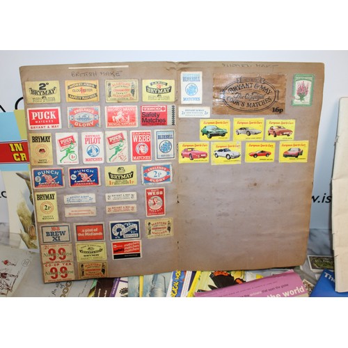 129 - Large Quantity Of Collectable Picture Cards/Matchbox Fronts Etc