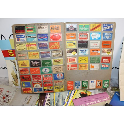 129 - Large Quantity Of Collectable Picture Cards/Matchbox Fronts Etc