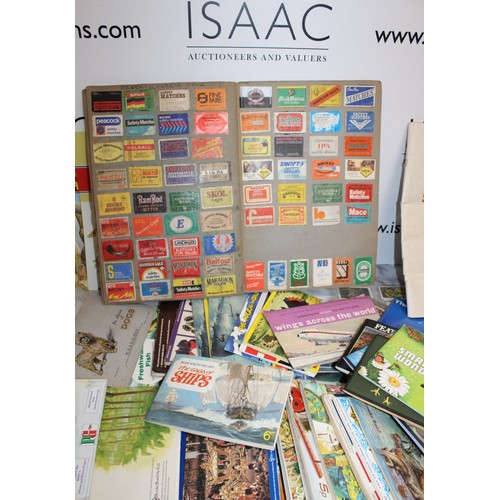 129 - Large Quantity Of Collectable Picture Cards/Matchbox Fronts Etc