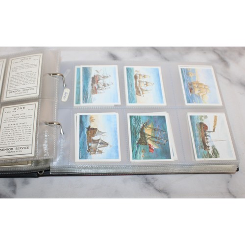 130 - Large Quantity Of Collectable Cigarette Picture Cards Etc 5 x Folders