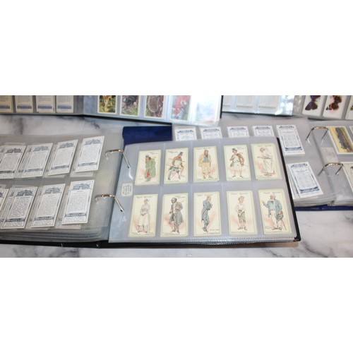 131 - Large Quantity Of Collectable Cigarette Picture Cards Etc 5 x Folders