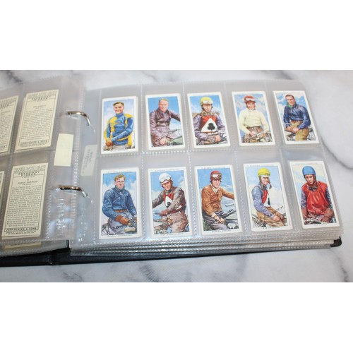 131 - Large Quantity Of Collectable Cigarette Picture Cards Etc 5 x Folders