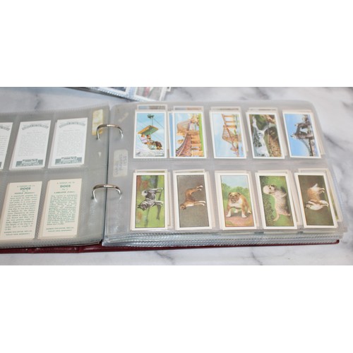 132 - Large Quantity Of Very Collectable Cigarette/Picture Cards Etc In 4 x Folders