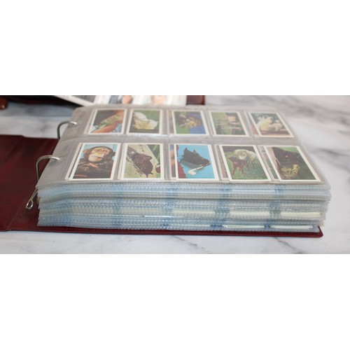 132 - Large Quantity Of Very Collectable Cigarette/Picture Cards Etc In 4 x Folders