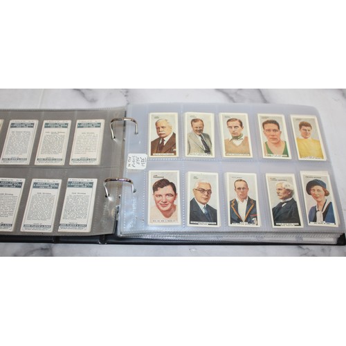 132 - Large Quantity Of Very Collectable Cigarette/Picture Cards Etc In 4 x Folders