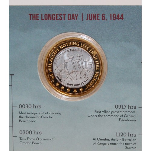 349 - 2 x Commemorative Coin Packs Including The Normandy Landings 75th Anniversary 1944-2019 & The Battle... 