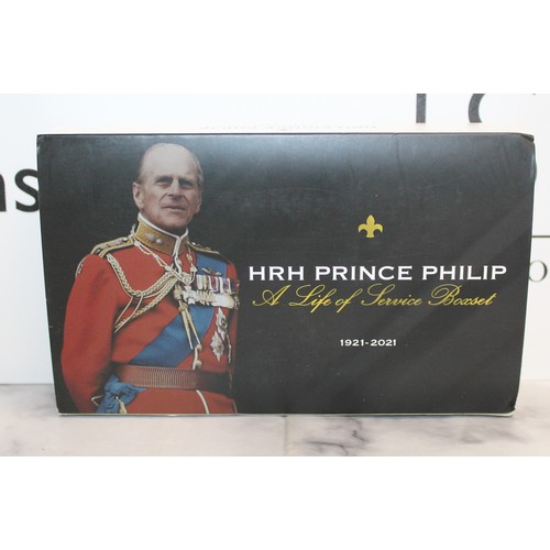 351 - HRH Prince Philip A Life Of Service Boxset 1921-2021